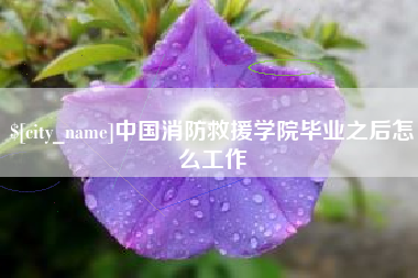 吴忠中国消防救援学院毕业之后怎么工作