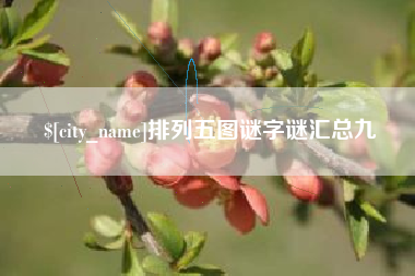 吴忠排列五图谜字谜汇总九