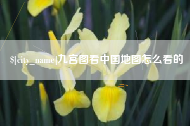 吴忠九宫图看中国地图怎么看的