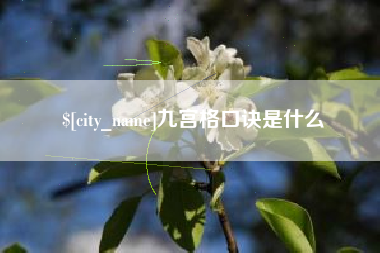 吴忠九宫格口诀是什么