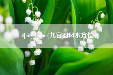 吴忠九宫图风水方位