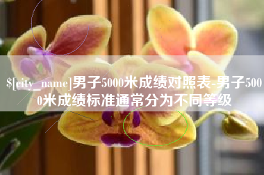 吴忠男子5000米成绩对照表-男子5000米成绩标准通常分为不同等级