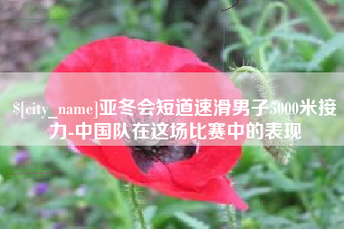 吴忠亚冬会短道速滑男子5000米接力-中国队在这场比赛中的表现