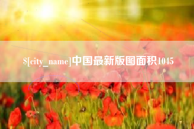 吴忠中国最新版图面积1045