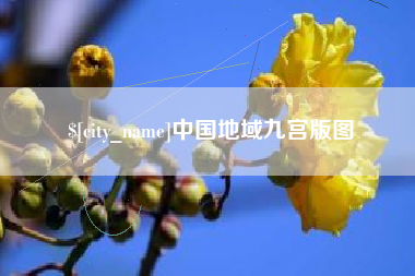吴忠中国地域九宫版图