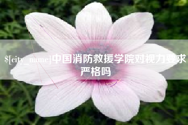 吴忠中国消防救援学院对视力要求严格吗