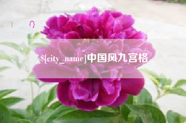 吴忠中国风九宫格