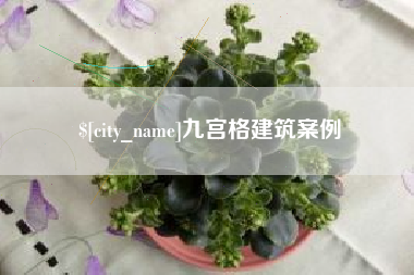 吴忠九宫格建筑案例