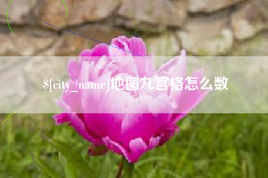 吴忠地图九宫格怎么数