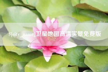 吴忠卫星地图高清实景免费版