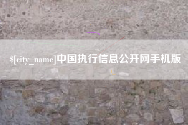 吴忠中国执行信息公开网手机版