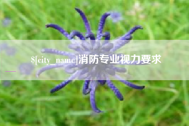 吴忠消防专业视力要求