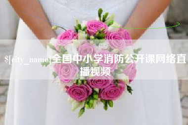 吴忠全国中小学消防公开课网络直播视频