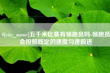 吴忠五千米比赛有领跑员吗-领跑员会按照既定的速度匀速前进