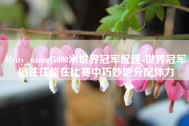 吴忠5000米世界冠军配速-世界冠军们往往能在比赛中巧妙地分配体力