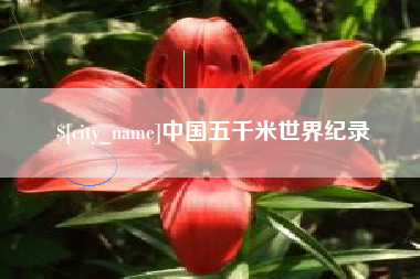 吴忠中国五千米世界纪录