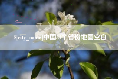 吴忠中国34个省份地图空白