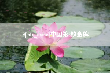 吴忠中国第8枚金牌
