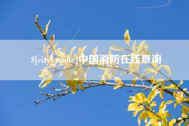 吴忠中国消防在线查询