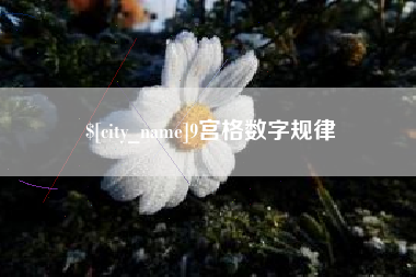 吴忠9宫格数字规律