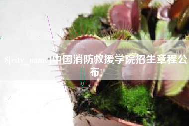 吴忠中国消防救援学院招生章程公布!