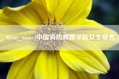 吴忠中国消防救援学院女生宿舍